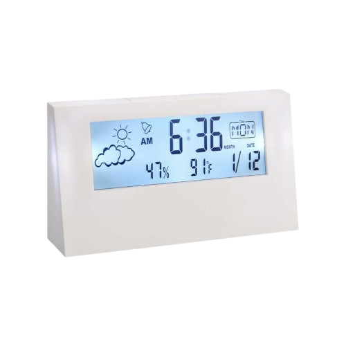Sharp weather station clock